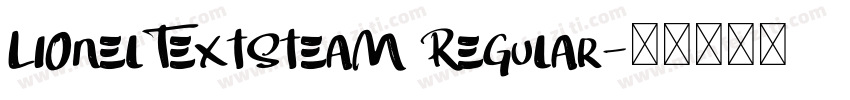LionelTextSteam Regular字体转换